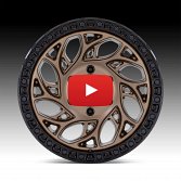 Fuel Runner OR D841 Matte Bronze Custom Truck Wheels 4